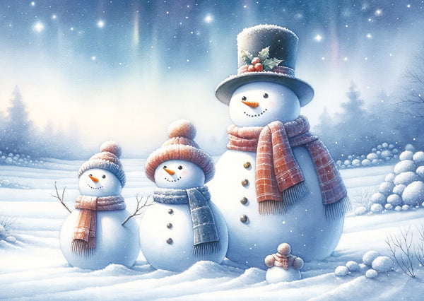 Wrapped up Snowmen<p style="color_gold">LUXURY RANGE