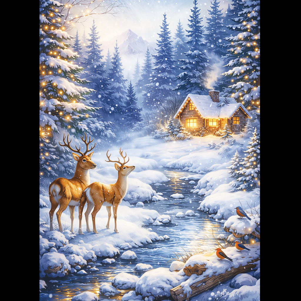 Winter Deer<p style="color_gold">LUXURY RANGE